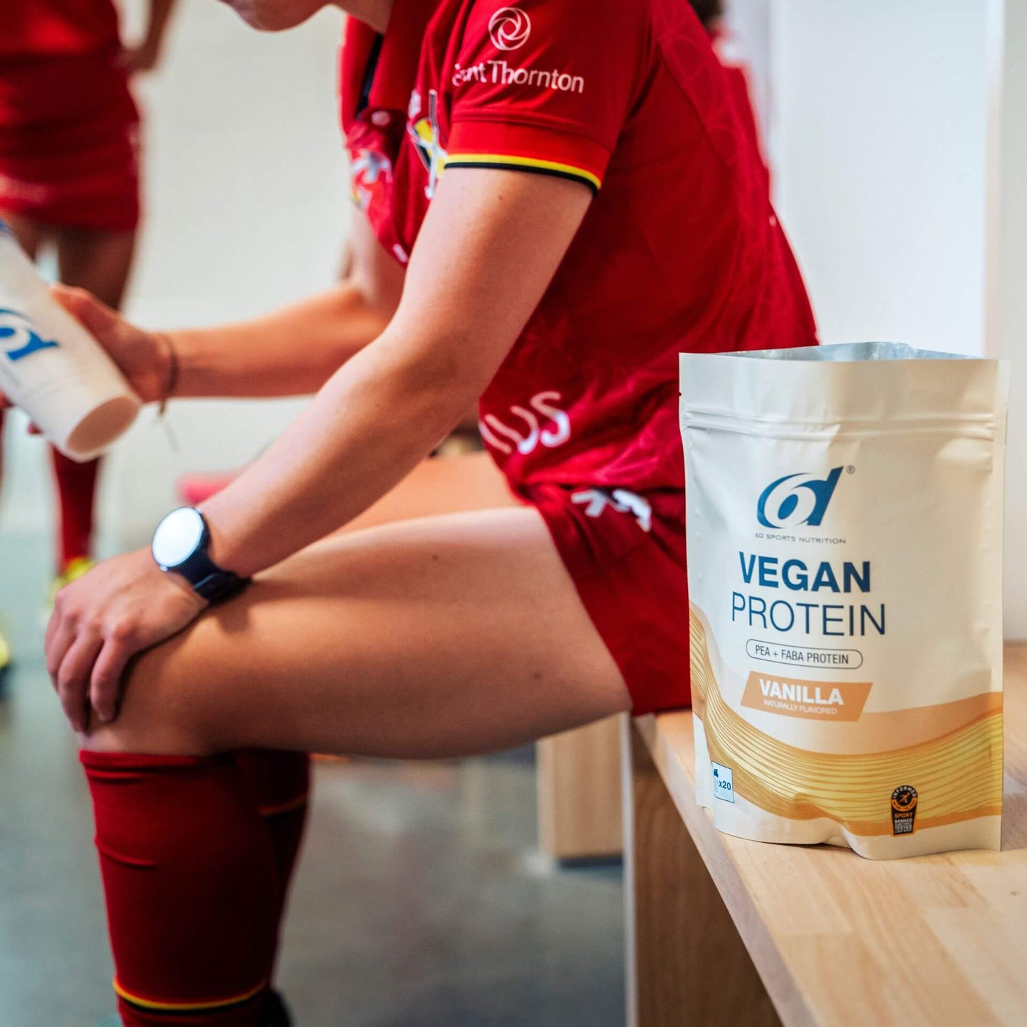 6d Vegan Protein 540g - Vanilla