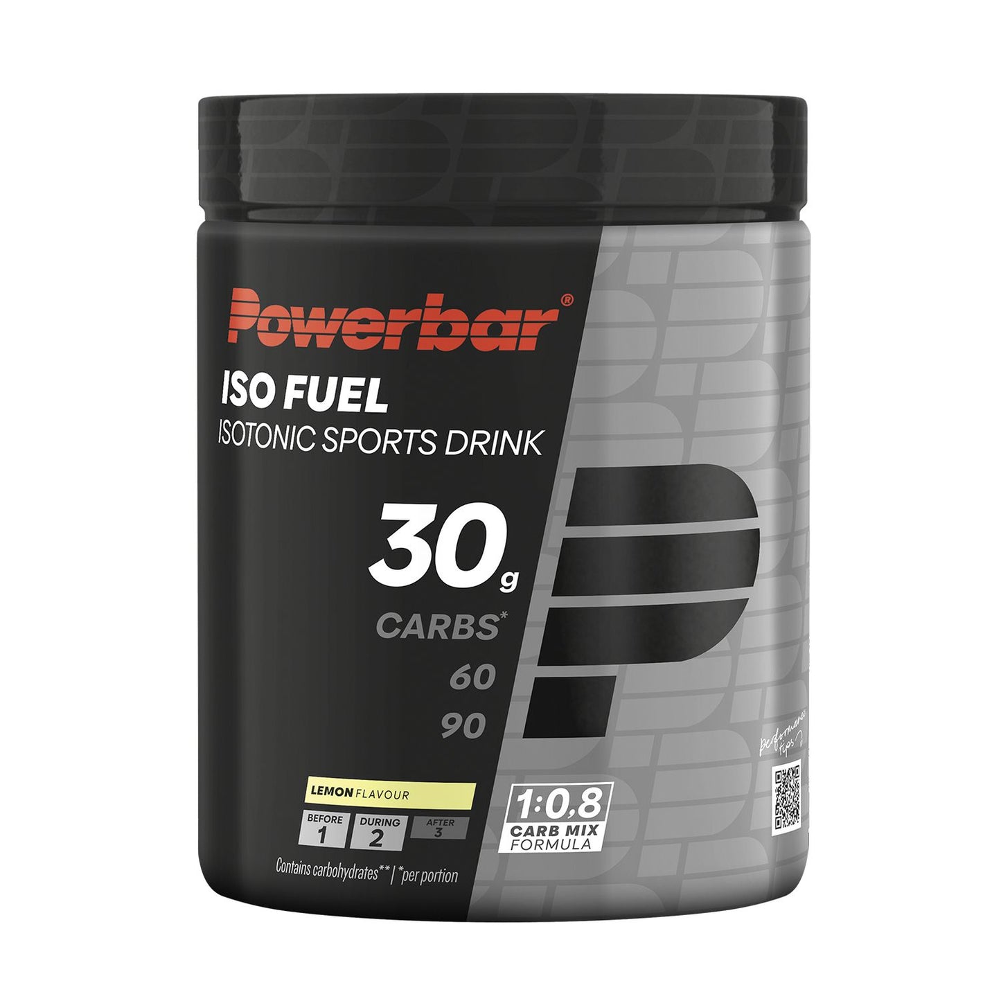 Boisson isotonique pour sportifs PowerBar Iso Fuel 30 608 g - Citron