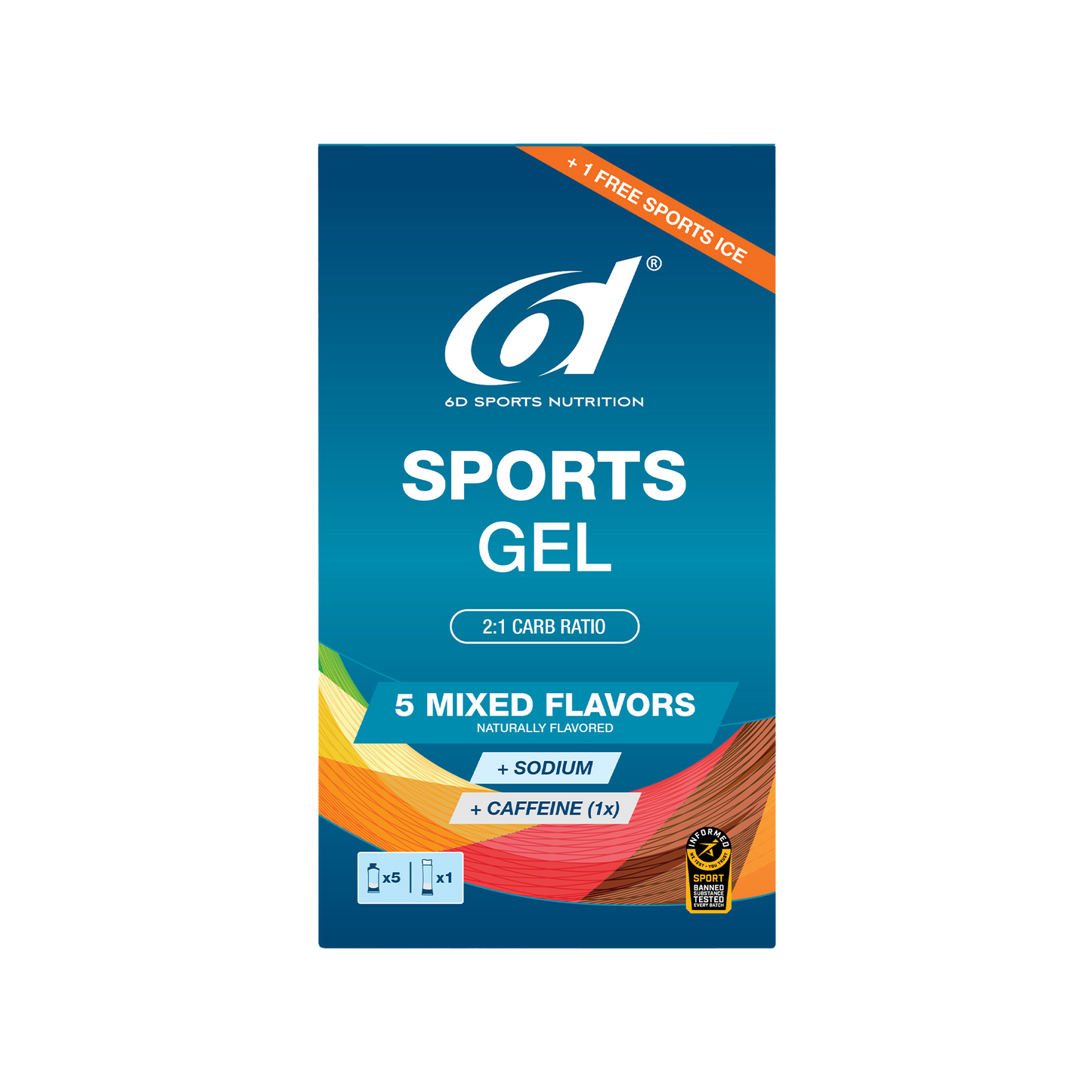 6d Sports Gel Mix