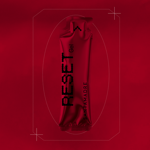 SANTAMADRE RESET GEL – product detail with nutrition facts and polyphenols per gel