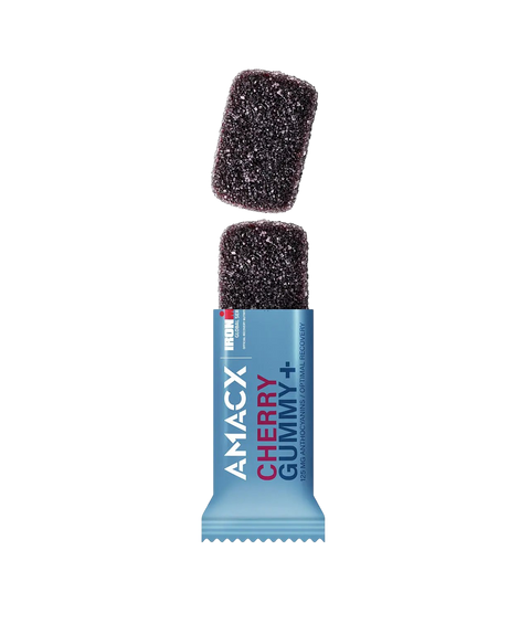 Amacx Cherry Gummy+ 12-pack gummies with anthocyanins