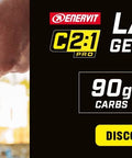 L’Enervit Lactate Gel Mix versé dans un bidon : 90 g de glucides + 10 g de lactate